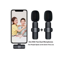 Cargar imagen en el visor de la galería, MICROFONO LAVALIER INALAMBRICO DUAL PORTATIL PARA ANDROID TIPO C