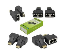Cargar imagen en el visor de la galería, Adaptador Extensor Extensores Hdmi 30m Rj45 Utp