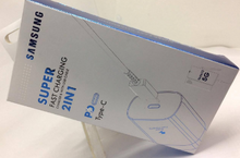 Cargar imagen en el visor de la galería, CARGADOR SAMSUNG TURBO TIPO C A TIPO C