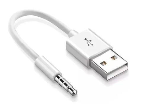 Adaptador Audio Usb Macho A Jack 3.5mm CARGADOR IPOD suffle