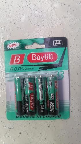 PAQUETE DE 4 PILAS AA BUYTITI MERCURIO IDC6AA