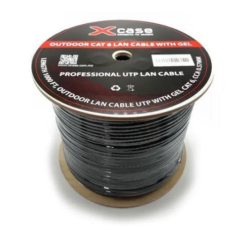 CABLE UTP XCASE CAT6 EXTERIORES DOBLE FORRO POR METRO