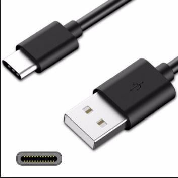 CABLE TIPO C NEGRO O BLANCO SENCILLO PLANO