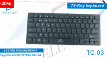 Cargar imagen en el visor de la galería, TECLADO ALAMBRICO PORTATIL ELE GATE TC.03
