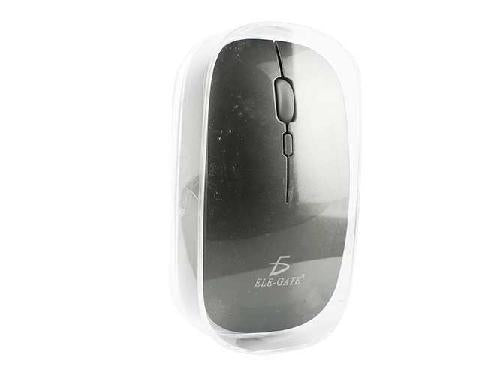 MOUSE ELE GATE WXMO.09 recargable NEGRO DISEÑO apple