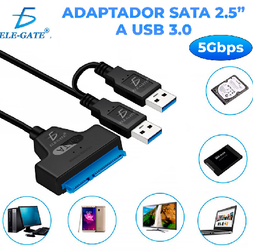 CABLE SATA A USB 3.0 CON.34.3.0