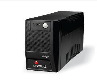 No Break Smartbitt Nb750, 750va/375w, 40db, 120 Vca, 35min, Negro (sbnb750)