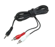 Cargar imagen en el visor de la galería, CABLE 3.5 A RCA AUDIO ROJO BLANCO
