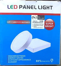 Cargar imagen en el visor de la galería, LED PANEL LIGHT REDONDA 12W
