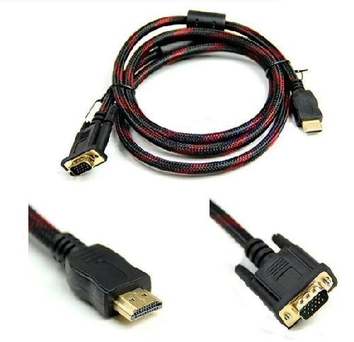 CABLE REFORZADO HDMI A VGA 1.5