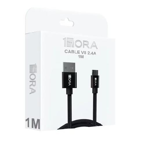 cable v8 a usb 1 metro 1 hora cab248n