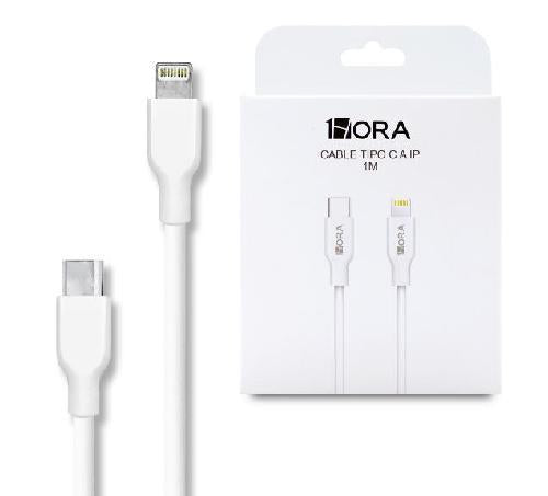 CABLE TIPO C A LIGHINING APPLE 1 HORA 1M