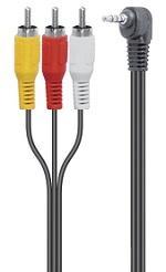 CABLE PARA CAMARA DE VIDEO Y TV BOX  3.5 A RCA A/V CA057