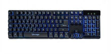Cargar imagen en el visor de la galería, TECLADO GAMER MULTIMEDIA VORAGO KB/502 USB 1.5M ILUMINACION RGB ANTIGHOSTING COLOR NEGRO
