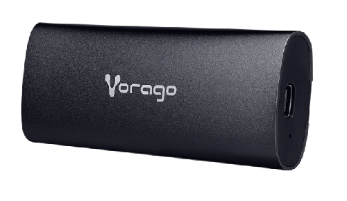 Enclosure Vorago Sdd-400 Para M.2, Usb Tipo C, Nvme 10 Gbps, Sata 5gbps, 5v, 1a Soporta 2tb