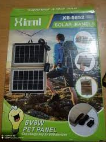 PANEL SOLAR PARA RECARGAR CELULAR  XB5852 CL670