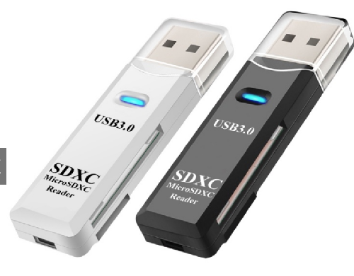 Lector De Tarjetas 2 En 1 USB 3.0 Micro SD TF Memoria De Alta Velocidad