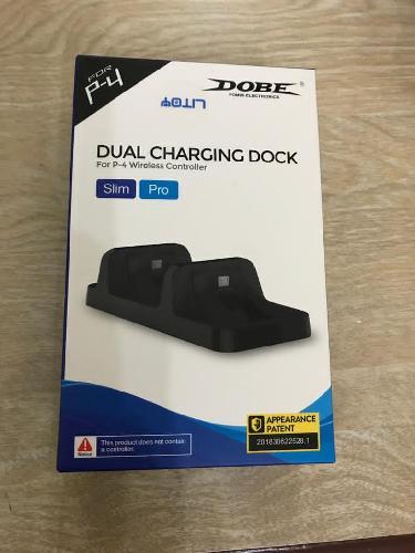 BASE CARGADOR DE 2 CONTROLES PS4 DOCK CHARGING DUAL SLIM PRO