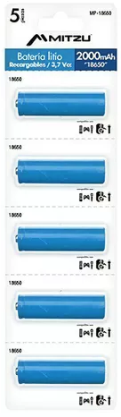 PILA AZUL RECARGABLE BOCINA DC11 R6-18650