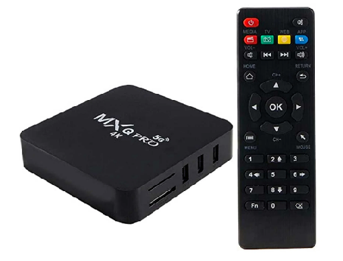 TV BOX MXQ PRO 4K UCD 4 RAM 64GB MEMORIA INTERNA ALE