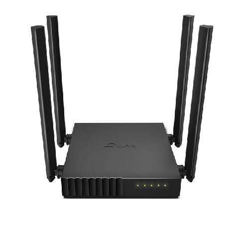 Router Inalambrico Tp-link Ac1200 Archer C50, 300mbps + 867mbps, 4 Antenas 5dbi, Doble Banda 2.4ghz/5ghz, 4 Puertos Ethernet, Wps