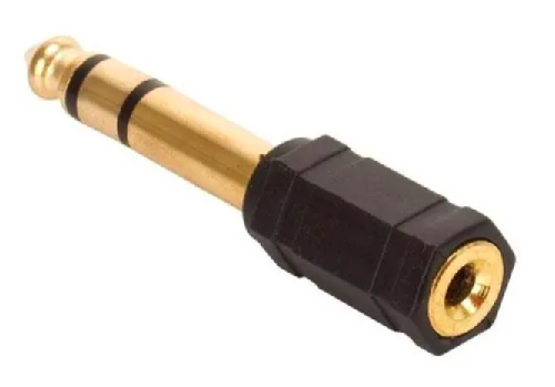 ADAPTADOR AUX 3.5MM A 6.3MM ESTEREO