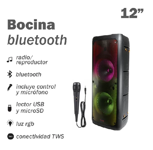 Bocina Bafle Bluetooth Link Bits 12