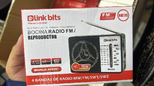 RADIO RECARGABLE RD220 LINK BITS 4 BANDAS Y ALTA SENSIBILIDAD