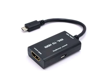 ADAPTADOR MHL V8 A HDMI CABLE CORTO