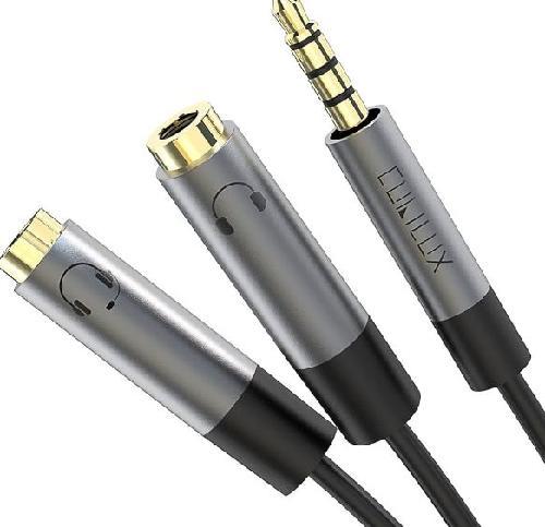 ADAPTADOR CABLE Y 2 A 1 AUDIO Y MICROFONO AC16