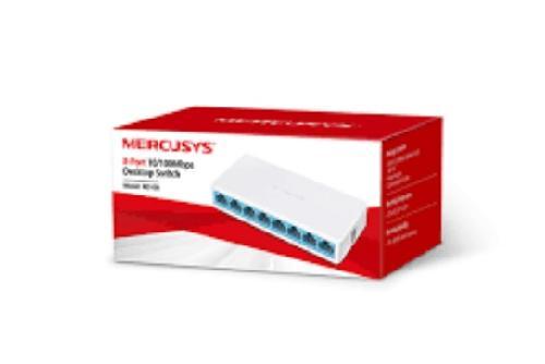 SWITCH MERCUSYS MS108 8 PUERTOS 10/100MBPS 1.6GBIT/S