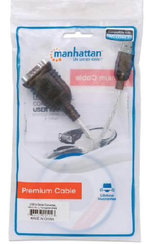 CABLE SERIAL A USB MANHATTAN SOFTWARE INCLUIDO
