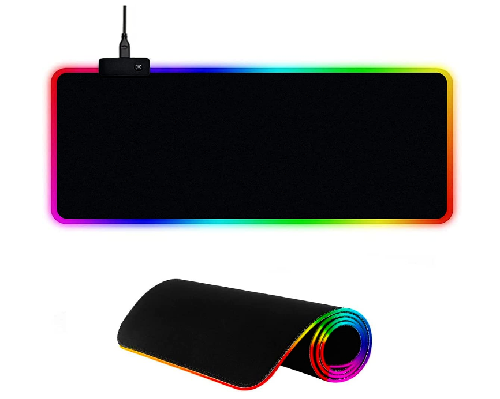 MOUSE PAD GAMER RGB MEDIDAS 30X80X0.3 CM js d09