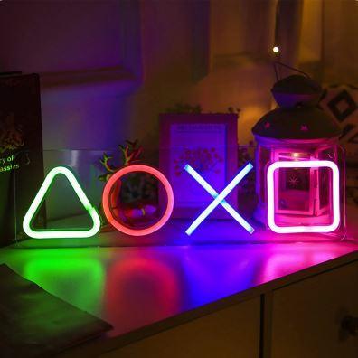 PS4 LETRERO NEON