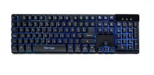 Cargar imagen en el visor de la galería, TECLADO GAMER MULTIMEDIA VORAGO KB/502 USB 1.5M ILUMINACION RGB ANTIGHOSTING COLOR NEGRO

