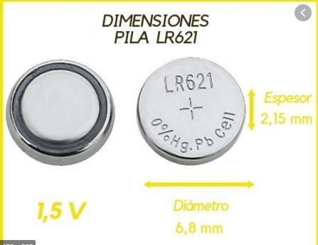 PILA DE RELOJ ESTANDAR LR621