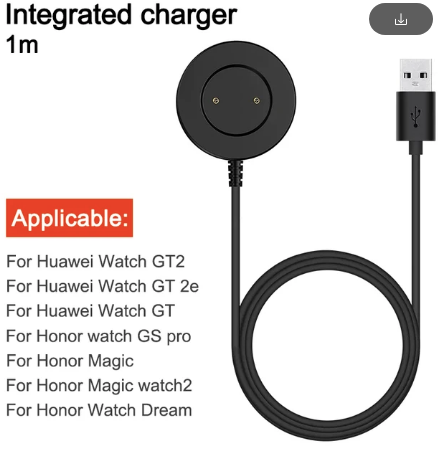 Cargador Para Huawei Watch Gt3/gt2 Pro/watch 3/gt Runner MAGNETICO cable adherido