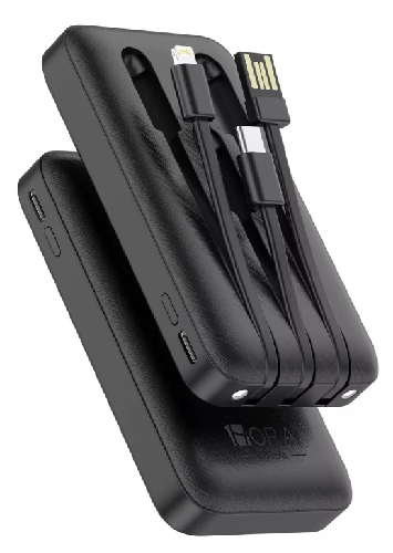 POWER BANK 1 HORA GAR261 5000 MAH con cables