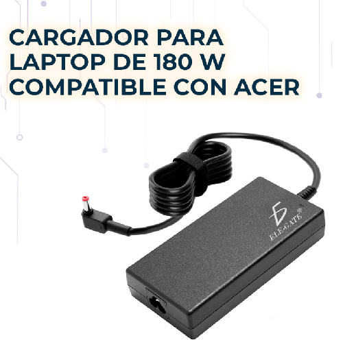 Cargador Acer 19.5V 9.23A 180W 5.5×1.7mm