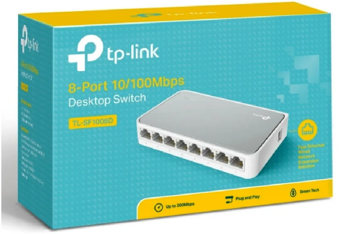 Switch Tp-link 8-port 10/100mbps Desktop Switch, 8 Puertos, 10/100 Mbps