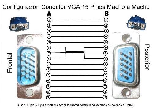 COPLE VGA A VGA MACHO - MACHO AC60