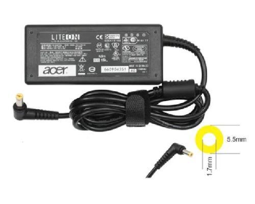 CARGADOR ACER 19V 2.37 PUNTA AMARILLA  45w 5.5x1.7mm AC.2.37.5517