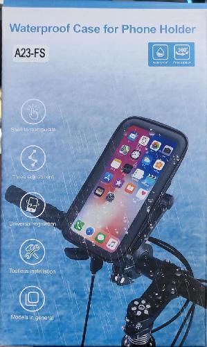 BASE DE MOTO PARA CELULAR CONTRA AGUA PROTECTOR PLASTICO a24 fs