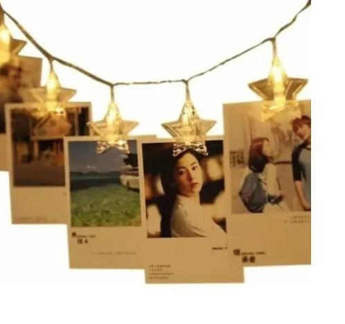 SERIES LED ESTRELLAS TRASPARENTES FOTO HOLDER