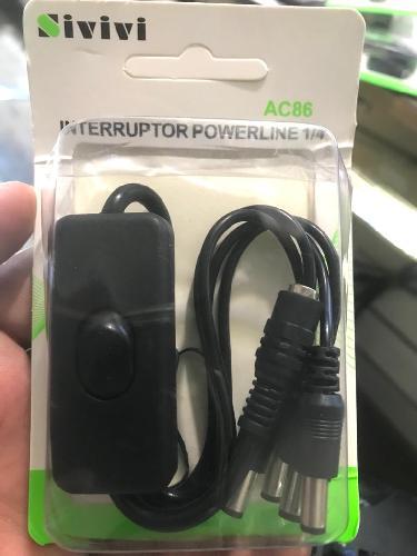 PULPO 4 CONECTORES PARA CAMARA DE SEGURIDAD CON SWITCH AC86