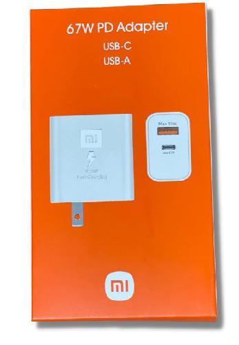 CARGADOR XIAOMI TIPO C 67W