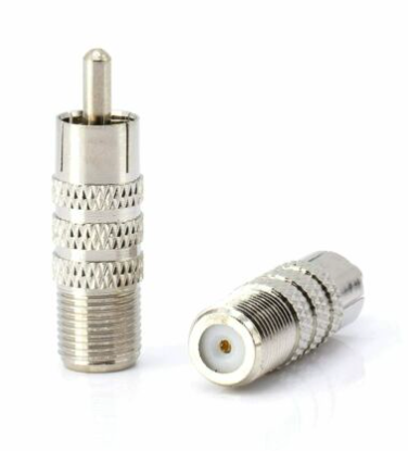 ADAPTADOR HEMBRA COAXIAL a RCA macho 200-110