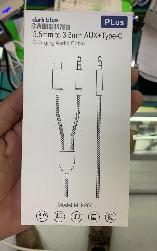 ADAPTADOR DE 3.5 AUX Y TIPO C A LIGHTINING IPHONE MH-264