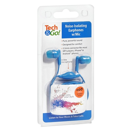 TECH &GO EARPHONES
