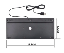 Cargar imagen en el visor de la galería, TECLADO ALAMBRICO PORTATIL ELE GATE TC.03
